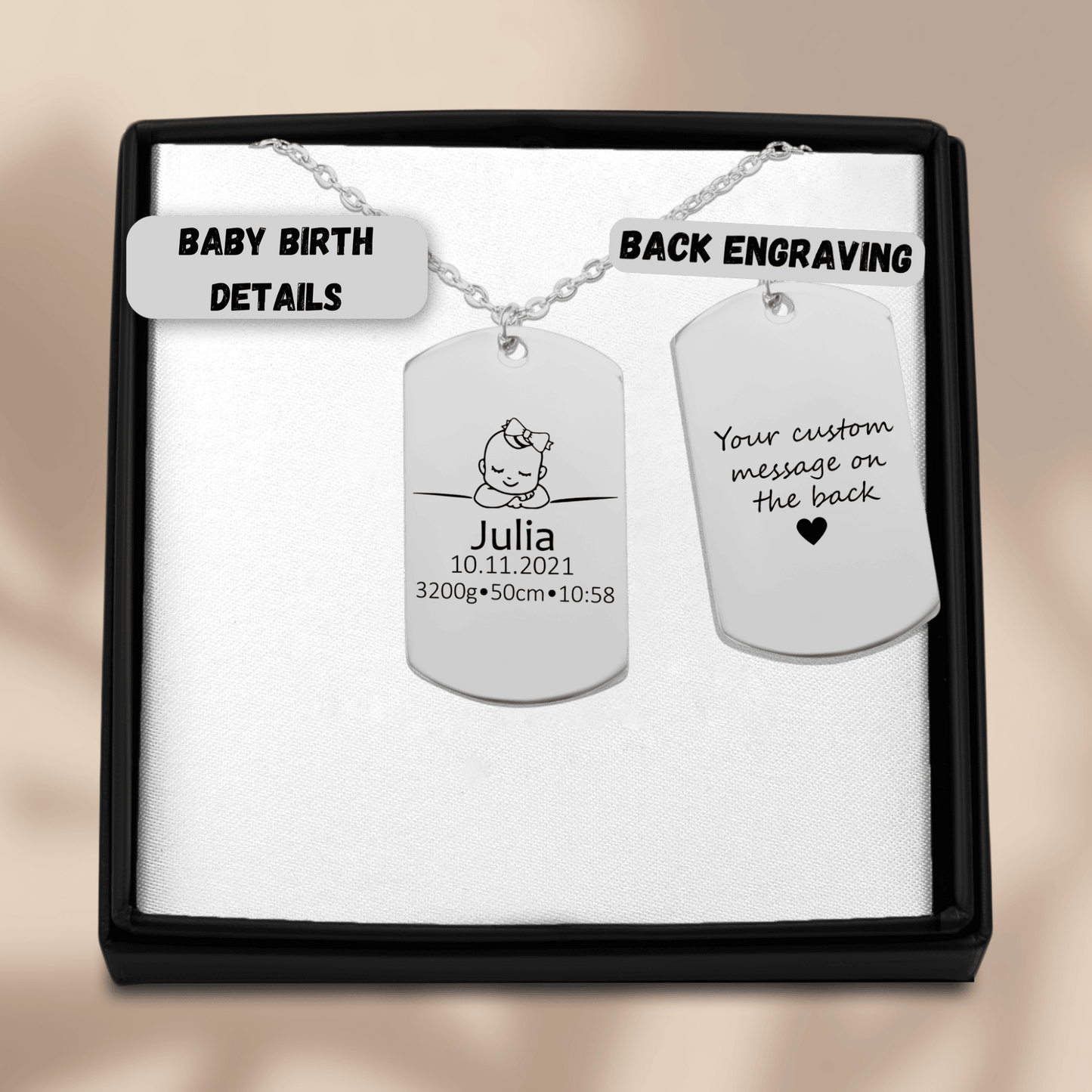 Birth Details Tag