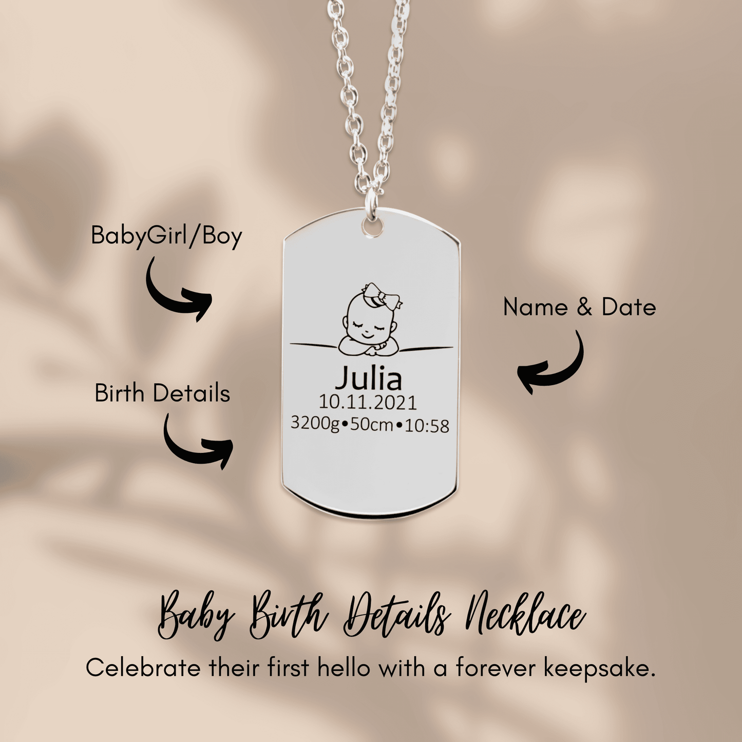 Birth Details Tag